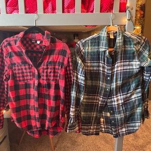 H&M Plaid Shirt Collection 2 for 1!